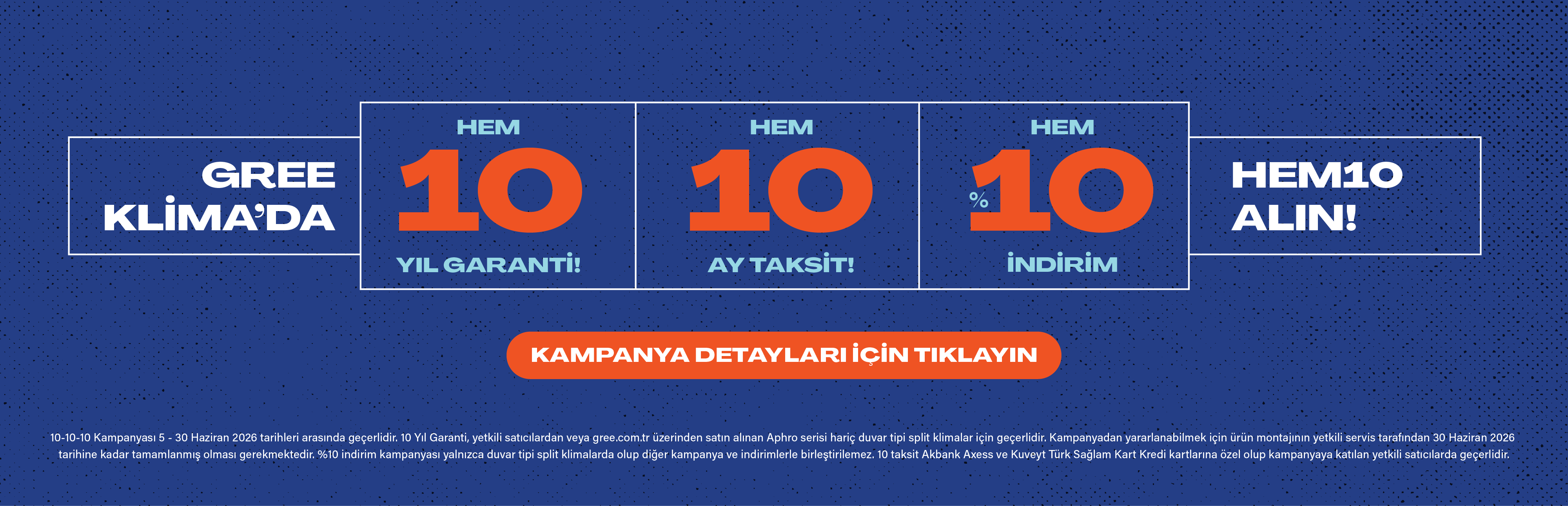 Yaz Kampayası İndirimli Klimalar Banner