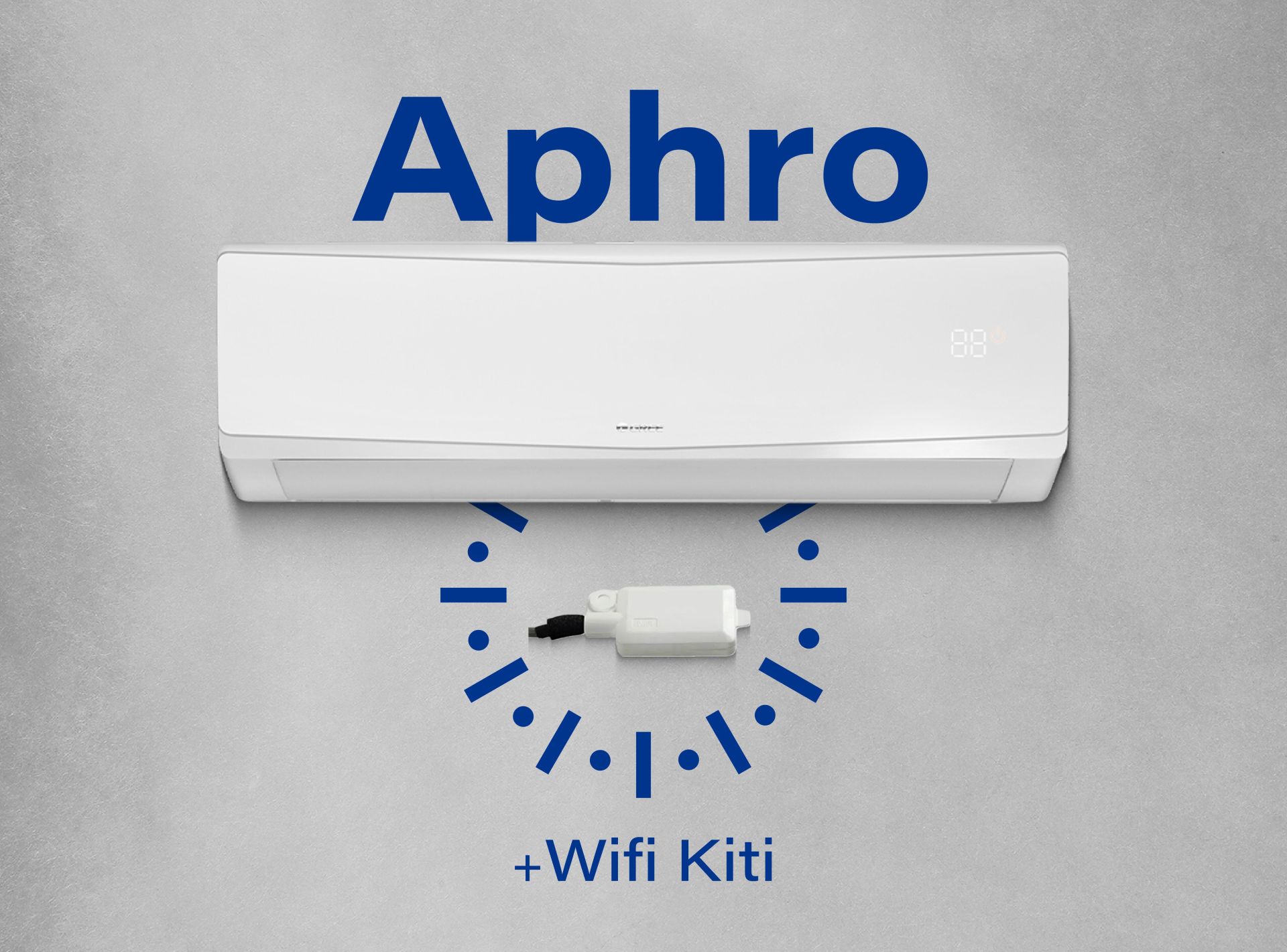 Aphro 9.000 Btu Duvar Tipi Inverter Klima A++ Beyaz +WIFI Kit